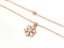 Rose Gold Snowflake Anklet with Zirconia Inlay Carousel 2