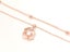 Rose Gold Flower Anklet with Zirconia Inlay Carousel 2