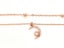 Sparkling Zirconia-Accented Rose Gold Anklet Carousel 2