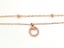 Sparkling Zirconia-Accented Rose Gold Anklet Carousel 2