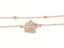 Rose Gold and Zirconia Elegant Butterfly Bracelet Carousel 2