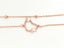 Rose Gold and Zirconia Elegant Heart Bracelet Carousel 2