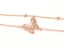 Rose Gold and Zirconia Elegant Butterfly Bracelet Carousel 2