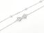 White Gold and Zirconia Elegant Bowknot Bracelet Carousel 1