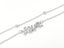 White Gold and Zirconia Elegant Love Bracelet Carousel 1