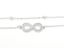 White Gold and Zirconia Elegant Bracelet Carousel 2