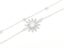 White Gold and Zirconia Elegant Flower Bracelet Carousel 1