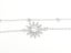 White Gold and Zirconia Elegant Flower Bracelet Carousel 2