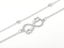 White Gold and Zirconia Elegant Heart Bracelet Carousel 1