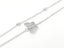 White Gold and Zirconia Elegant Butterfly Bracelet Carousel 1