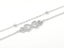 White Gold and Zirconia Elegant Heart Bracelet Carousel 1