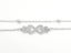 White Gold and Zirconia Elegant Heart Bracelet Carousel 2