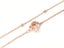 Rose Gold Zirconia Diamond Ring Bracelet Carousel 1