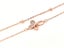 Rose Gold and Zirconia Butterfly Bracelet Carousel 2