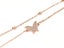 Rose Gold and Zirconia Butterfly Bracelet Carousel 1