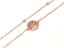 Rose Gold and Zirconia Exquisite Bracelet Carousel 1