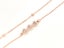 Rose Gold and Zirconia Heart Bracelet Carousel 1