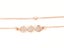 Rose Gold and Zirconia Heart Bracelet Carousel 2