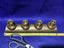 Brass candle holders hold 4 candles 800G Carousel 6