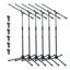 Artist MS012x6 Deluxe Black Boom Mic Stand & Mic Clips - 6 Pack Carousel 1