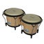 Artist JW500 Buffalo Hide Skin Bongo Drums Set Natural 6.5 & 7.5 Inch Carousel 2
