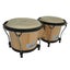 Artist JW500 Buffalo Hide Skin Bongo Drums Set Natural 6.5 & 7.5 Inch Carousel 3