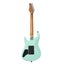 Artist SKYLER Vintage Green Electric Guitar & Black Case Carousel 4
