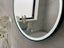 LED Mirror, Mirror with LED Light, round 700mm Black Frame Carousel 3