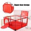 Baby Playpen 8 Panels Play Pen Yard Fence (Red) Carousel 12