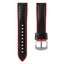 Ezra Leather Rubber Performance Hybrid Watch Band for TAG Heuer Carrera 39mm ... Carousel 16