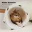 Pawz Cat Tunnel Soft Mat Foldable Funny Exercise Plush Kitten Play Tube Beige Carousel 6