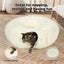 Pawz Cat Tunnel Soft Mat Foldable Funny Exercise Plush Kitten Play Tube Beige Carousel 8