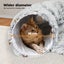 Pawz Cat Tunnel Soft Mat Foldable Funny Exercise Plush Kitten Play Tube Grey Carousel 6