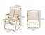 Levede Camping Chair Folding Outdoor Portable Foldable Fish Chairs Beach Picnic Carousel 6