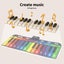 Bopeep Keyboard Playmat Kids Dance Music Mat Floor Piano Toys Carpet Education Carousel 7