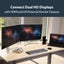 StarTech.com Dual Monitor USB 3.0 Laptop Docking Station with HDMI & DVI/VGA, 6x Carousel 6