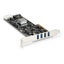 StarTech.com USB Adapter - PCI Express x4 - Plug-in Card - Add four USB 3.0 port Carousel 1