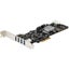 StarTech.com USB Adapter - PCI Express x4 - Plug-in Card - Add four USB 3.0 port Carousel 2