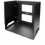 StarTech.com 2-Post 8U Open Frame Wall Mount Network Rack with Built-in Shelf an Carousel 2