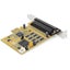StarTech.com Multiport Serial Adapter - Yellow - PCI Express 1.0a x1 - 8 x DB-9 Carousel 4