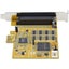 StarTech.com Multiport Serial Adapter - Yellow - PCI Express 1.0a x1 - 8 x DB-9 Carousel 8