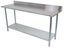 1.8m Stainless Steel Worktop Bench with Splashback & Lower Shelf Carousel 1