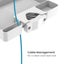 Brateck Pole Mounted Storage Shelf Easily mounted to F30-48mm (1.2'-1.9') poles Carousel 3