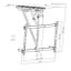 Brateck PLB-M0546AI SMART FLIP DOWN TV CEILING MOUNT POWERED BY TUYA Support mos Carousel 4