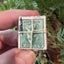 Three bundles of used, vintage Australian stamps, tied up with cotton thread Carousel 4