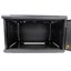 LDR Assembled 6U Wall Mount Cabinet (600mm x 450mm) Glass Door - Black Metal Con Carousel 2