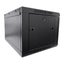 LDR Assembled 6U Wall Mount Cabinet (600mm x 450mm) Glass Door - Black Metal Con Carousel 3