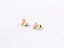 Elegant Gold-Plated Sparkling Pearl Earrings Carousel 2