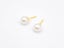 Glorious Gold-Plated Fashion Pearl Earrings Carousel 1
