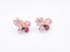 Elegant Gold-Plated Zirconia-Accented Flower Earrings Carousel 1